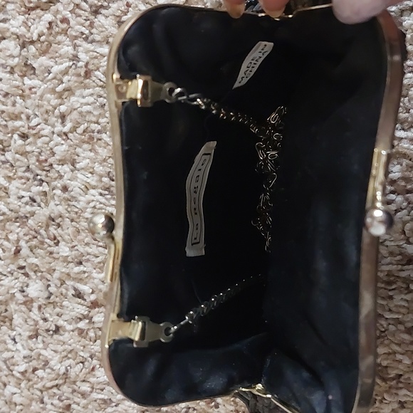 Black beaded clutch purse - NWOT - Picture 10 of 11